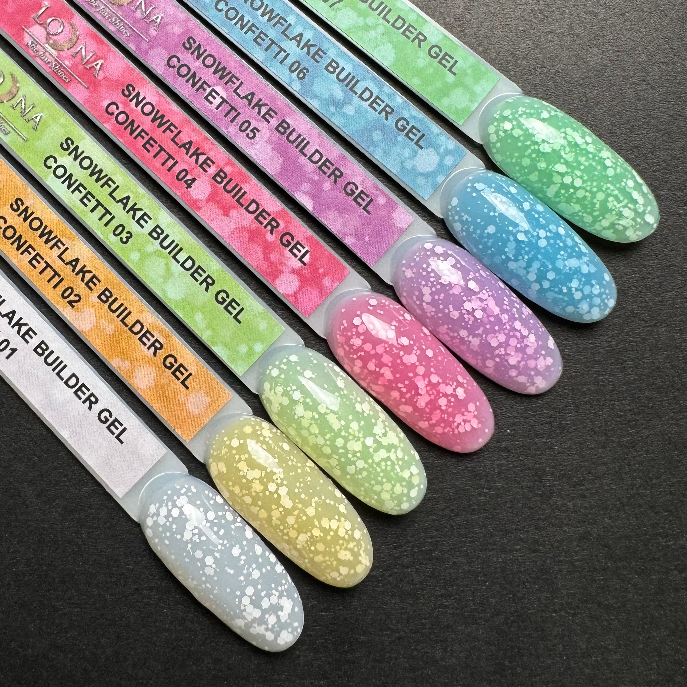 CONFETTI Builder Gel