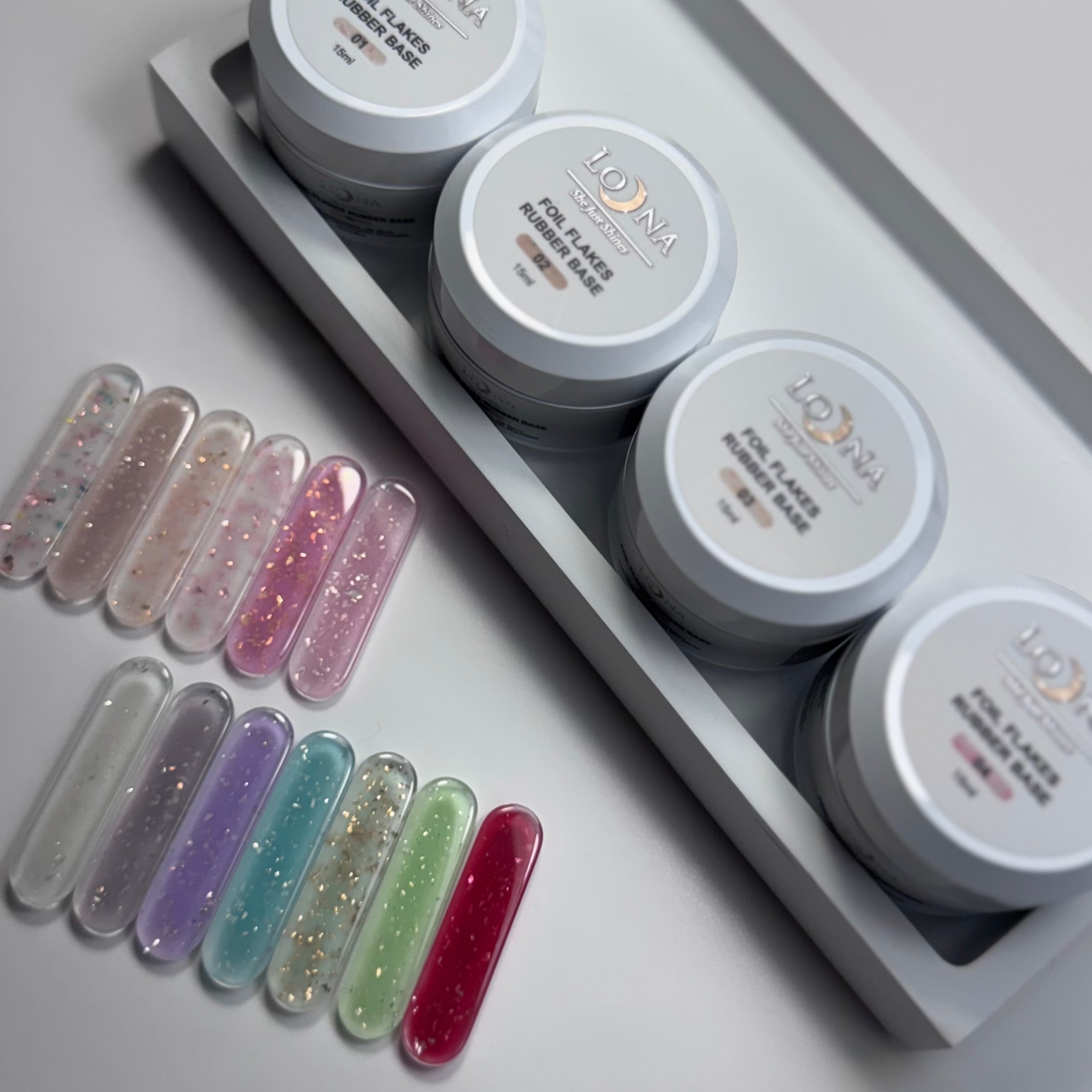 FOIL FLAKES Rubber Base/in Jar/15ml