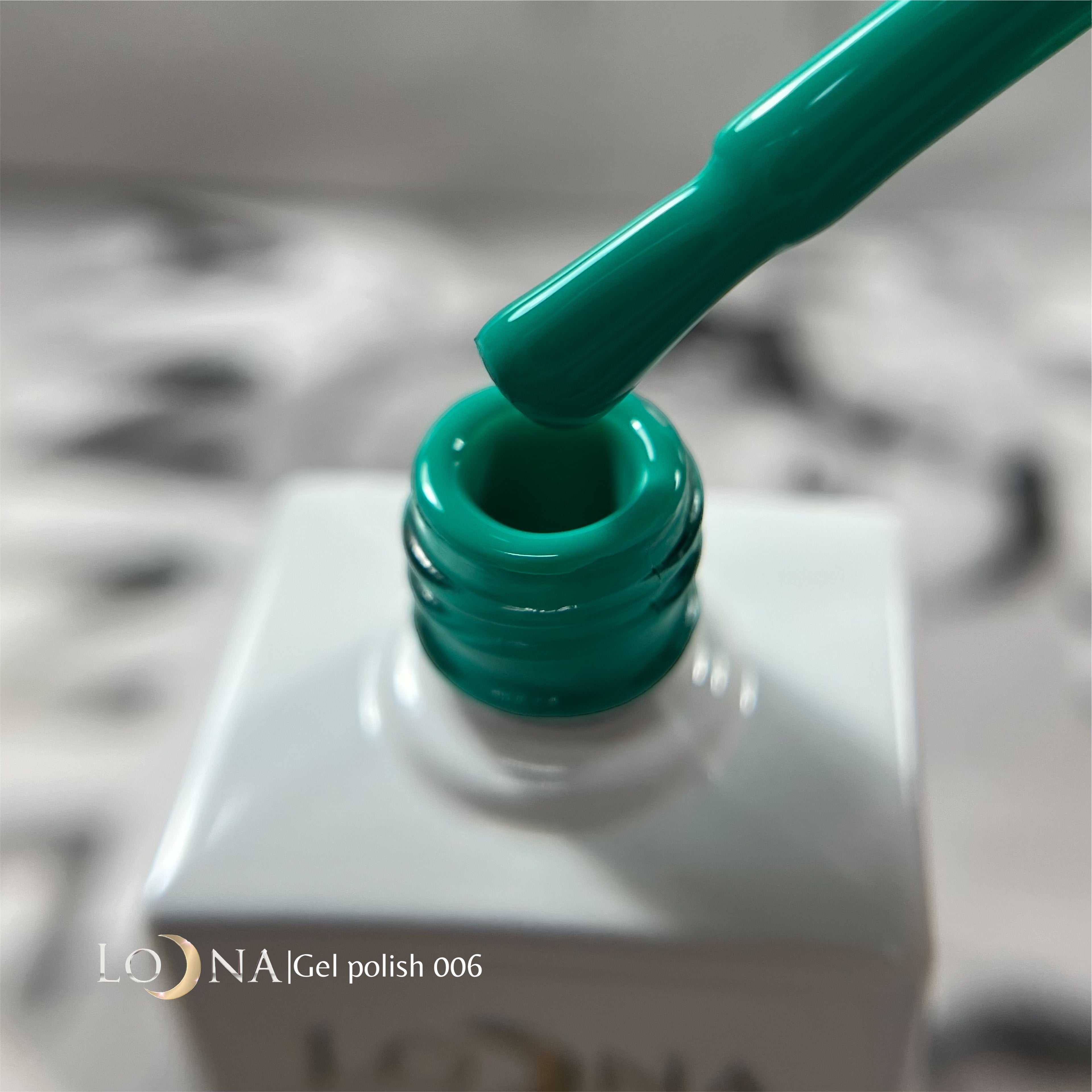 GEL POLISH 006(green-blue), 15ml