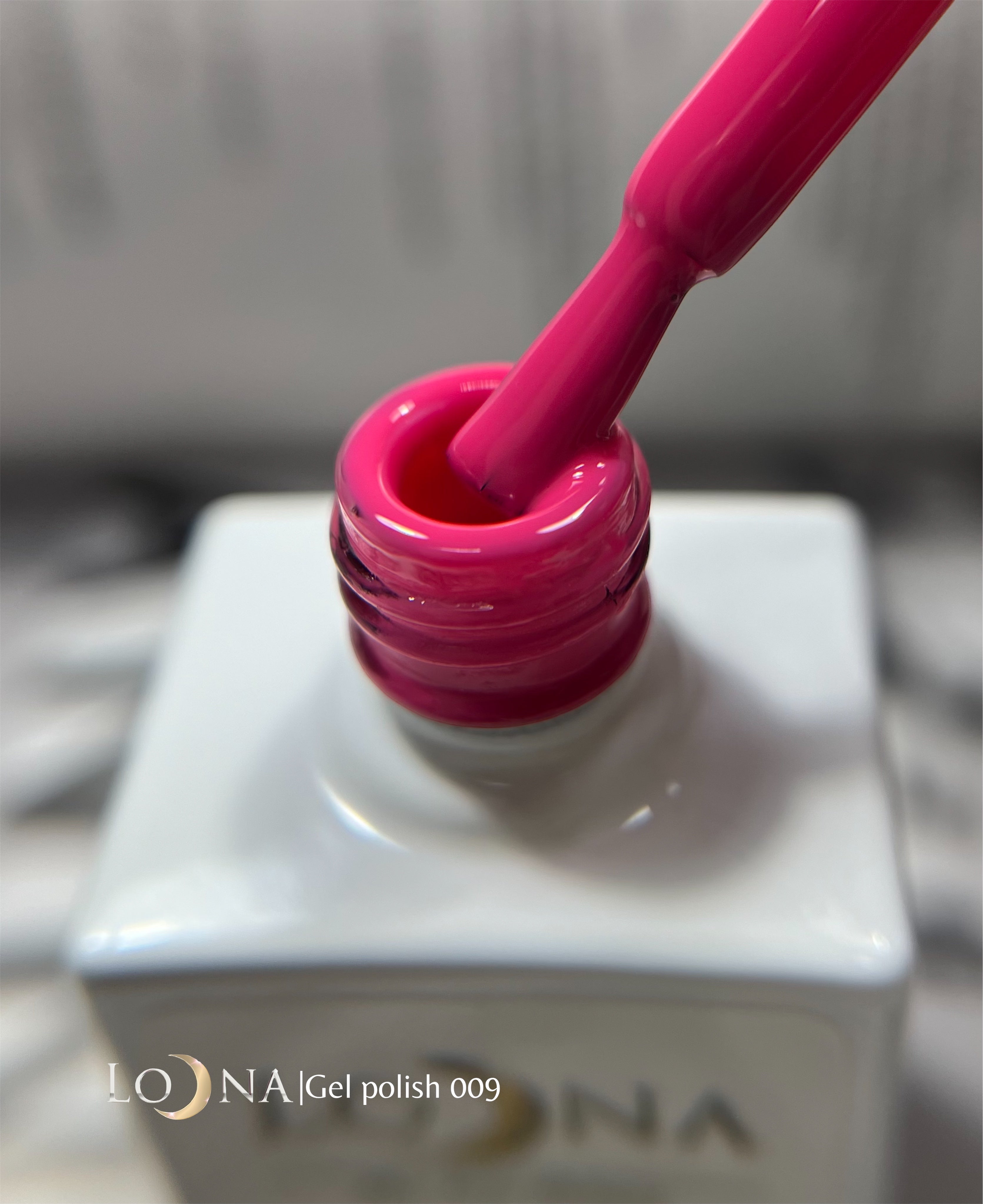 GEL POLISH 009(raspberry pink), 15ml