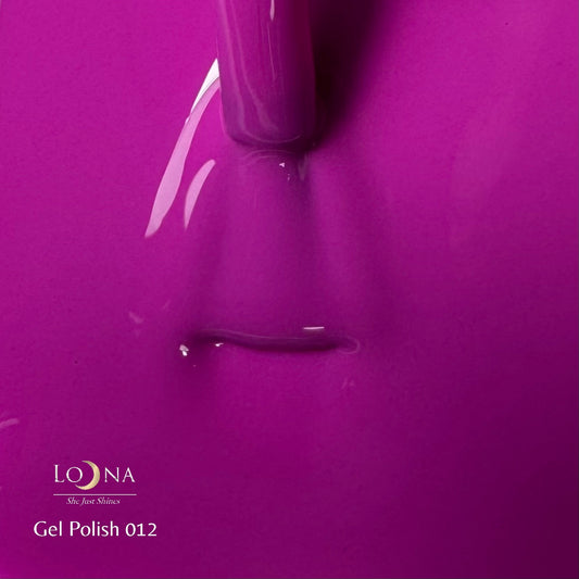 GEL POLISH 012(purple), 15ml