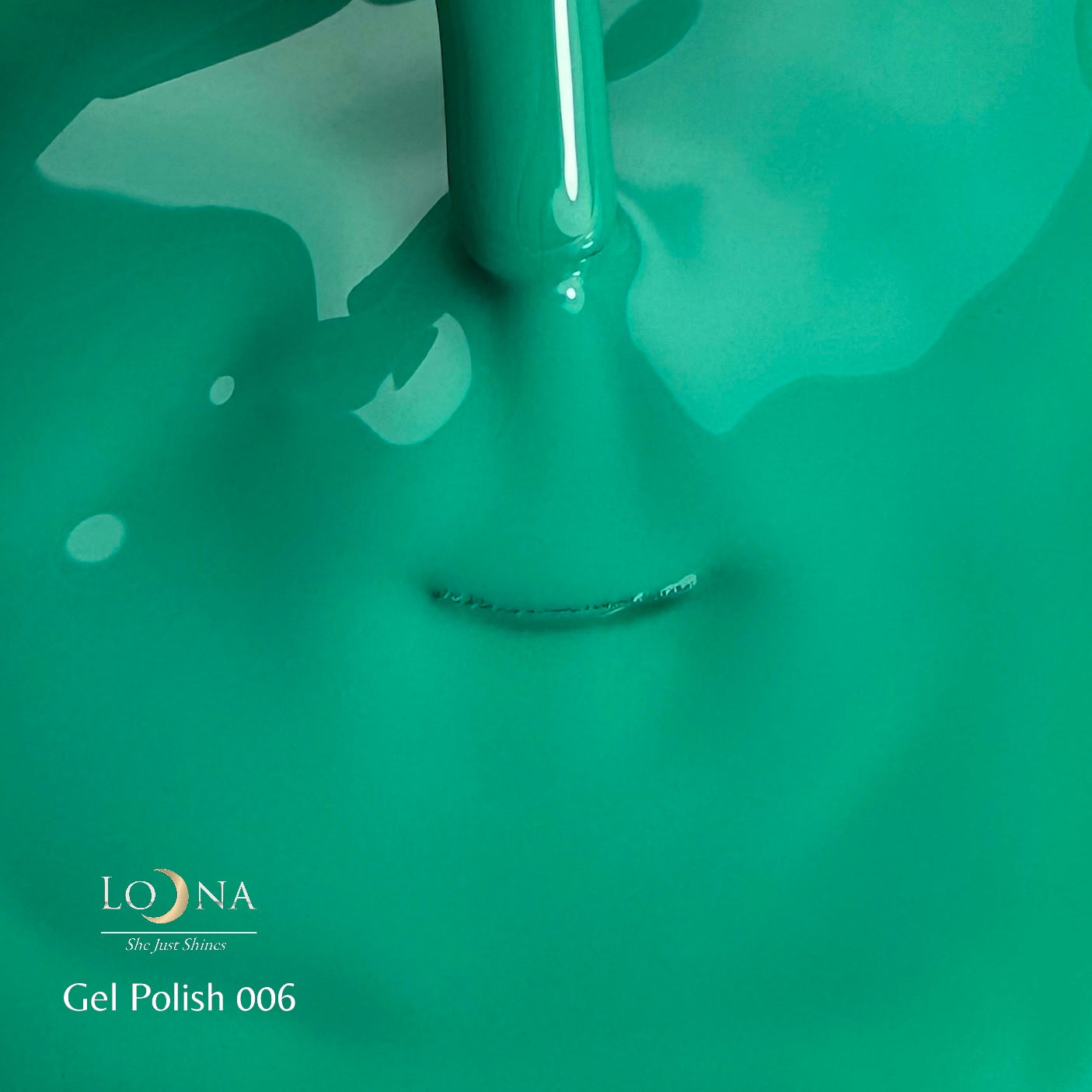 GEL POLISH 006(green-blue), 15ml