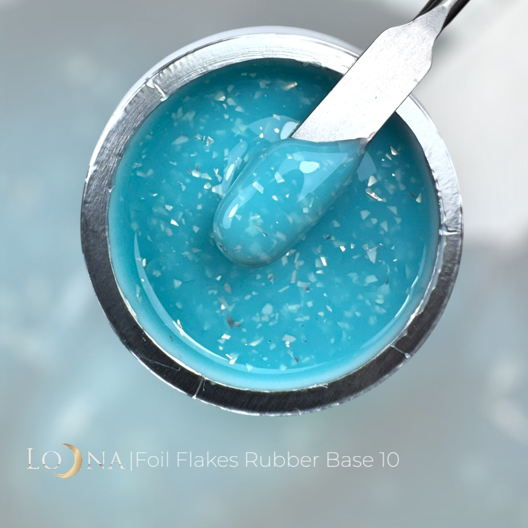 FOIL FLAKES Rubber Base #10, 15ml (in jar)