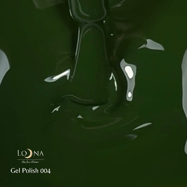 GEL POLISH 004(green), 15ml
