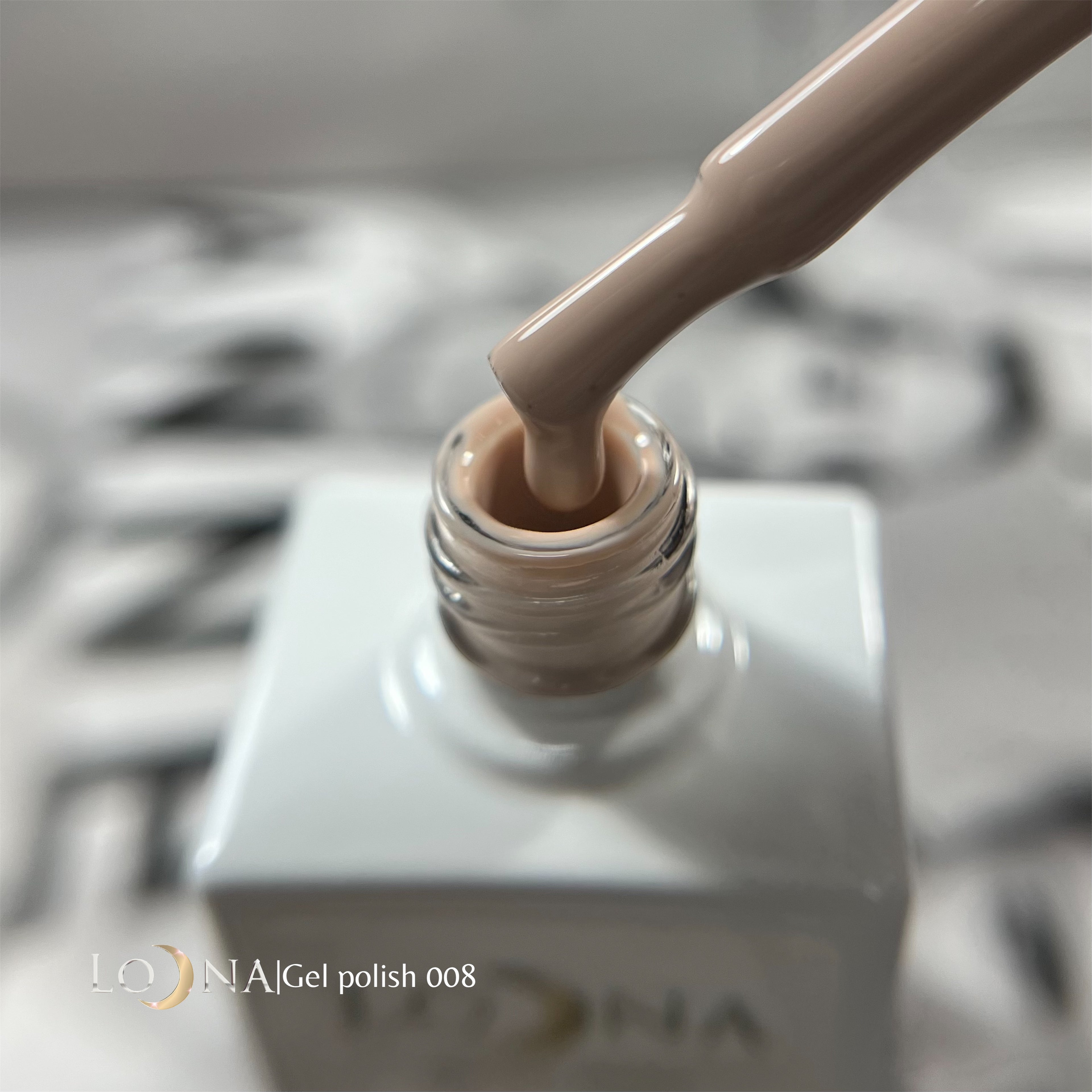 GEL POLISH 008(nude), 15ml
