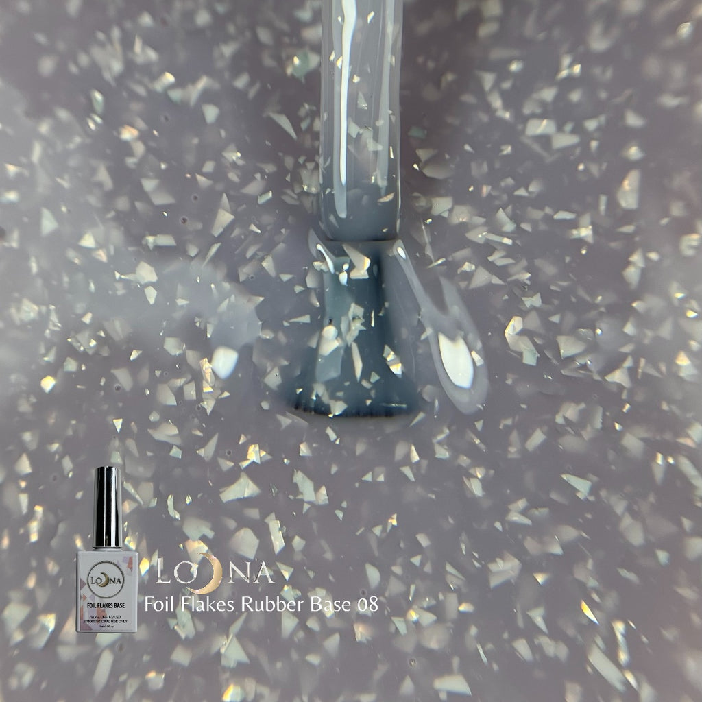 FOIL FLAKES Rubber Base 08, 15ml