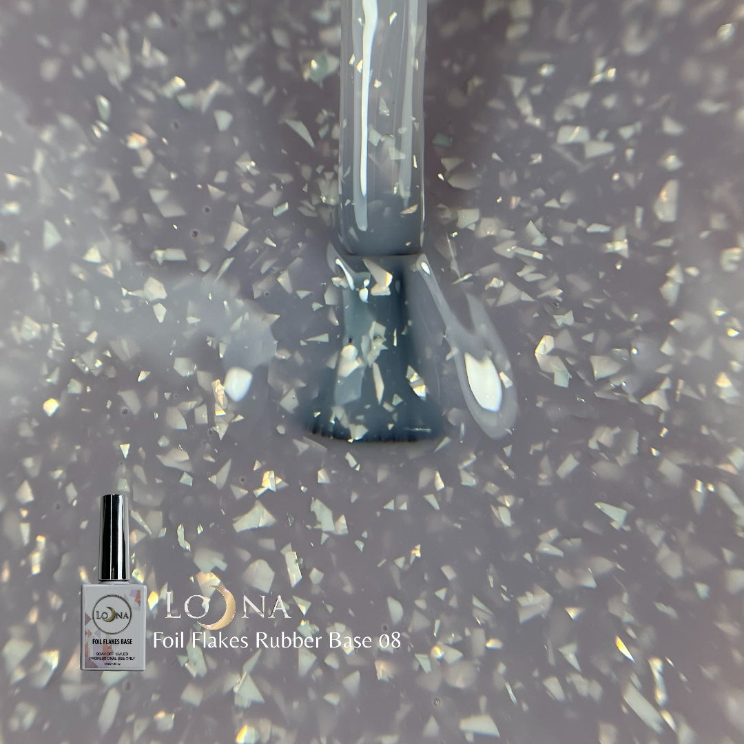 FOIL FLAKES Rubber Base 08, 15ml