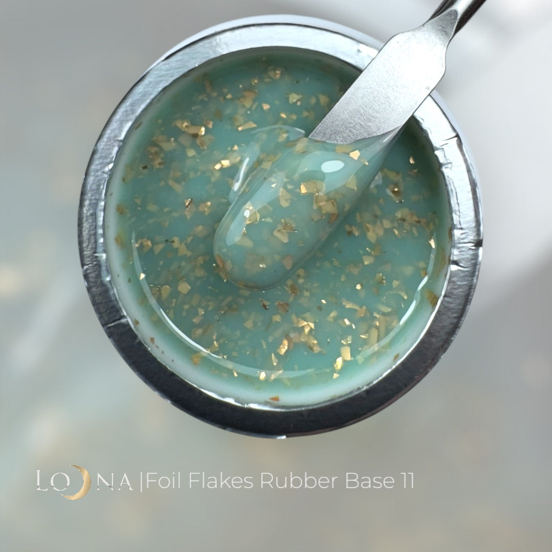 FOIL FLAKES Rubber Base #11, 15ml (in jar)
