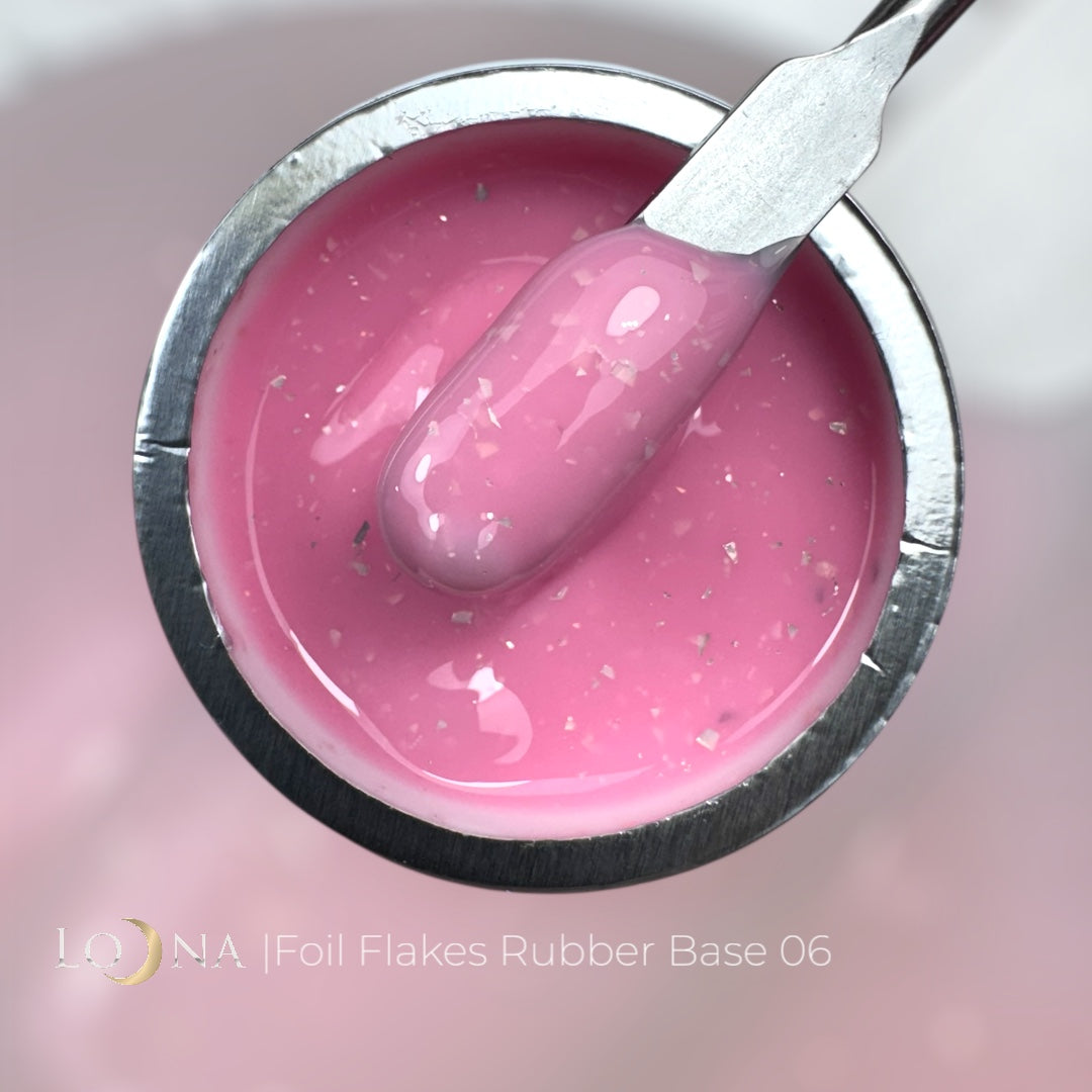 FOIL FLAKES Rubber Base #06, 15ml (in jar)