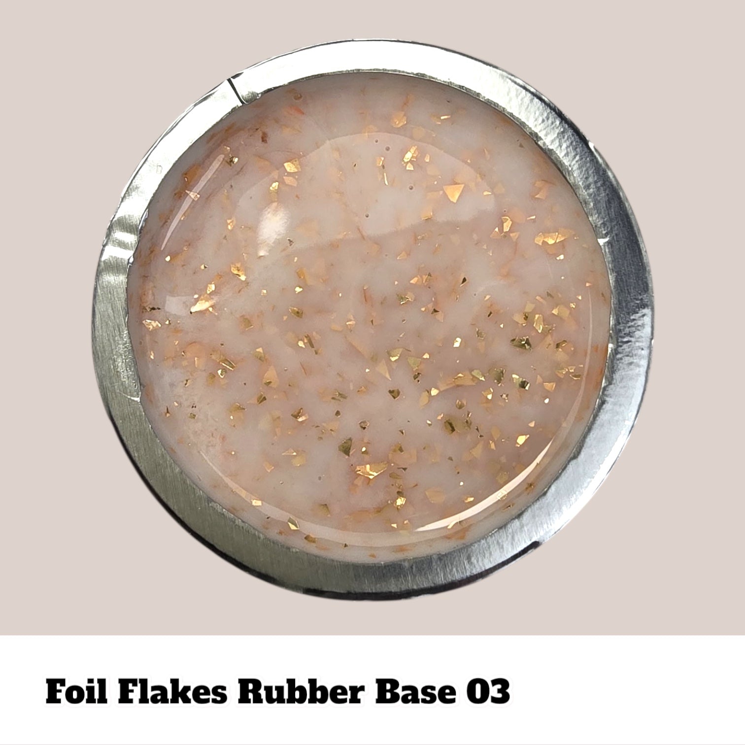 FOIL FLAKES Rubber Base #03, 15ml