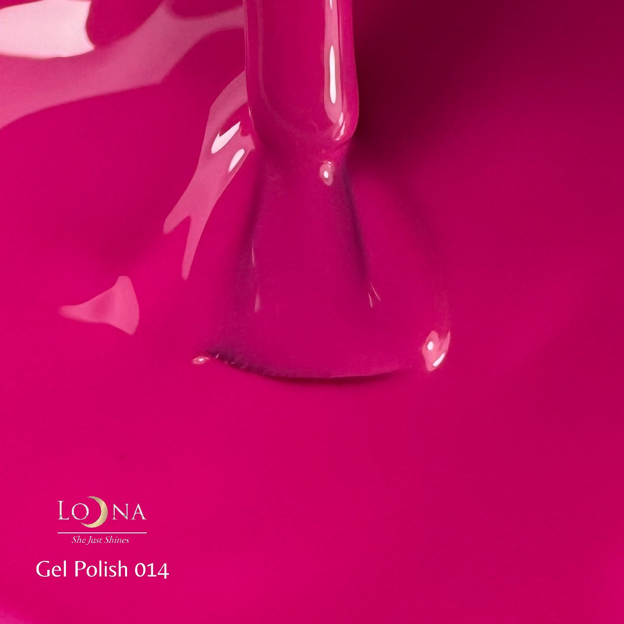 GEL POLISH 014(pink), 15ml