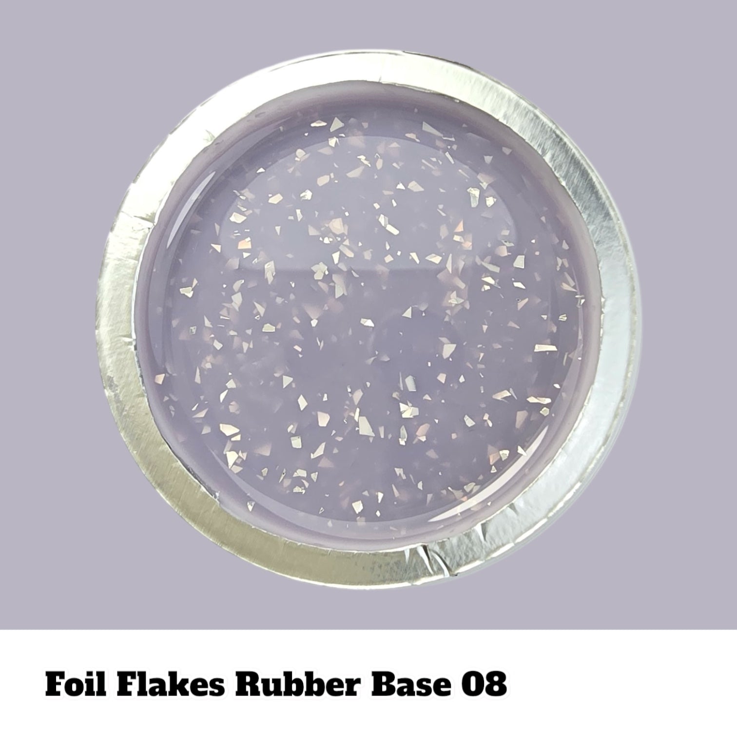 FOIL FLAKES Rubber Base #08, 15ml