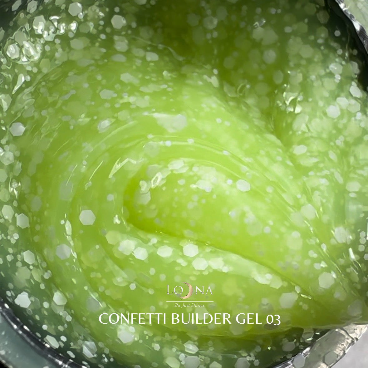 CONFETTI Builder Gel #03, 15ml