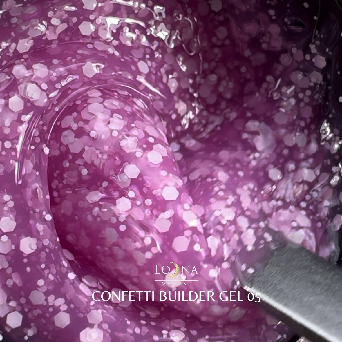 CONFETTI Builder Gel #05, 15ml