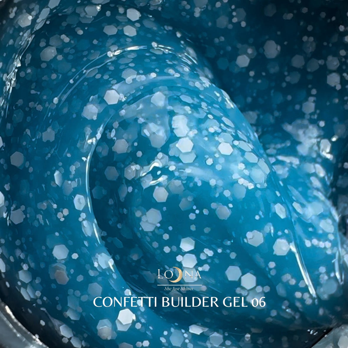 CONFETTI Builder Gel #06, 15ml