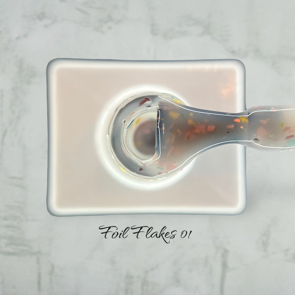 FOIL FLAKES Rubber Base 01, 15ml