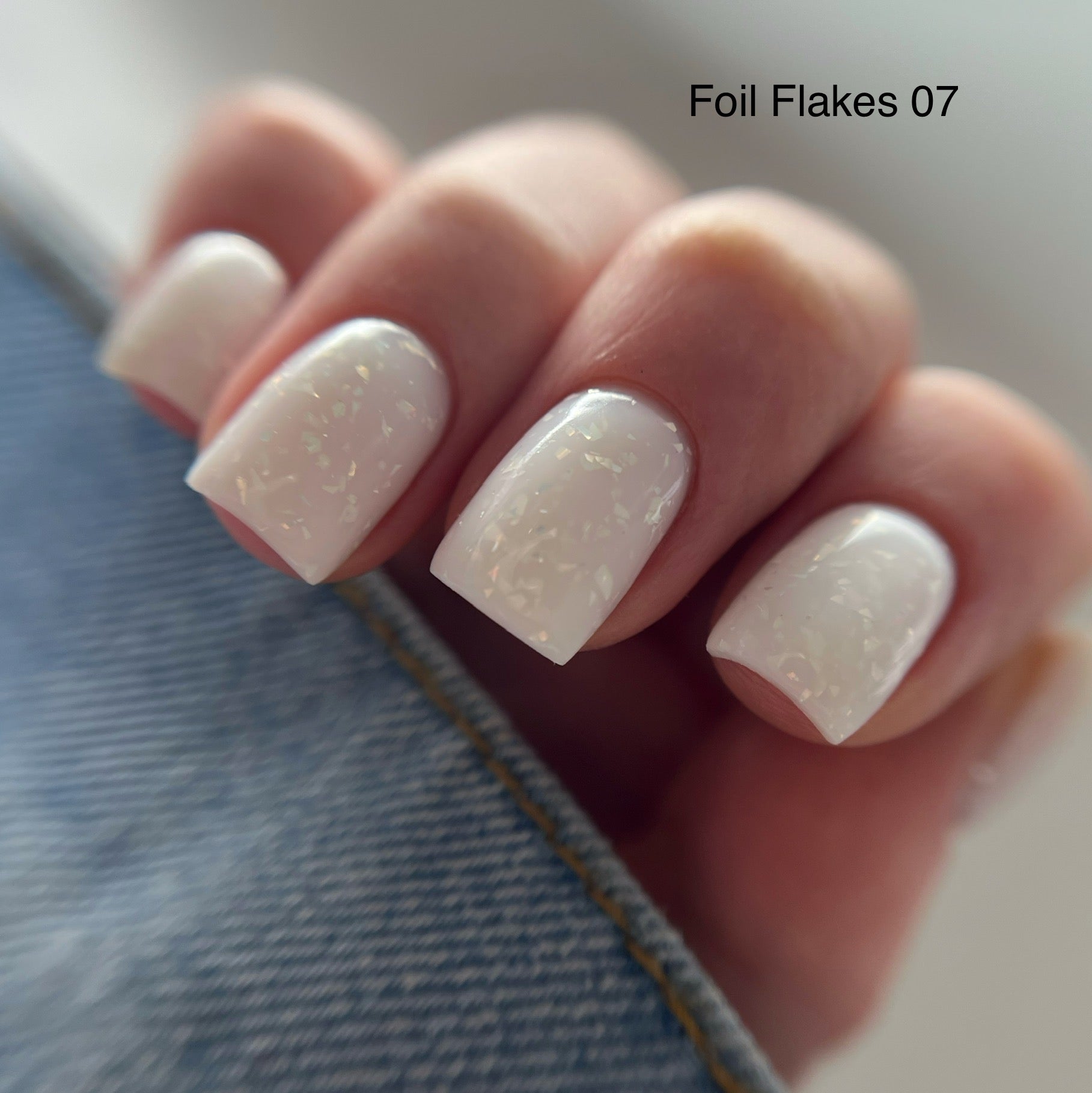 FOIL FLAKES Rubber Base 07, 15ml