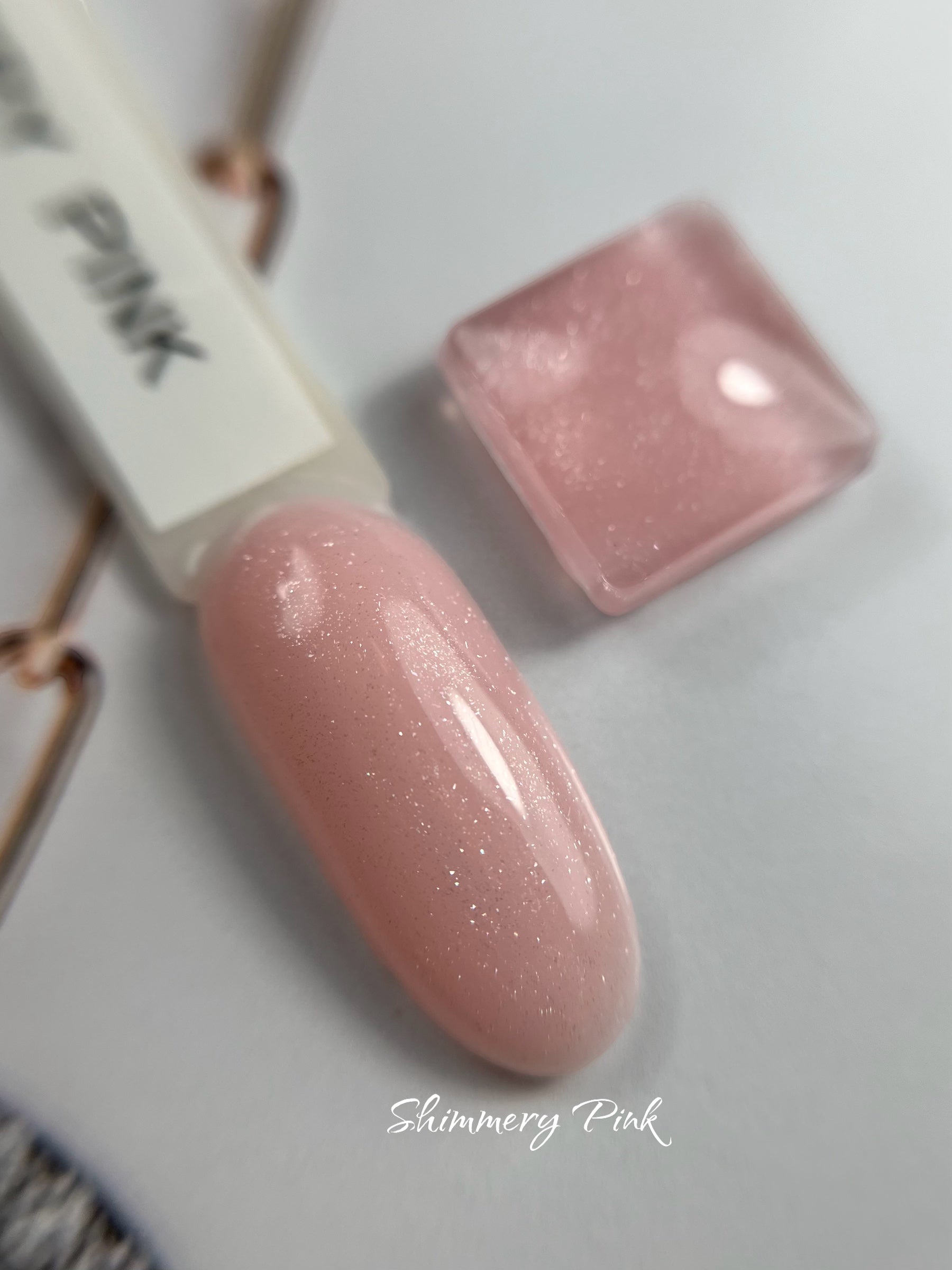 SHIMMERY PINK Builder Gel, 30ml